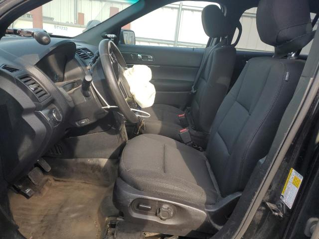 1FM5K8AR8GGA19338 - 2016 FORD EXPLORER POLICE INTERCEPTOR أسود صورة 7