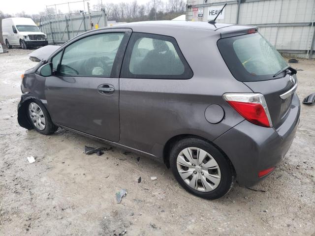 JTDJTUD38CD504901 - 2012 TOYOTA YARIS GRAY photo 2