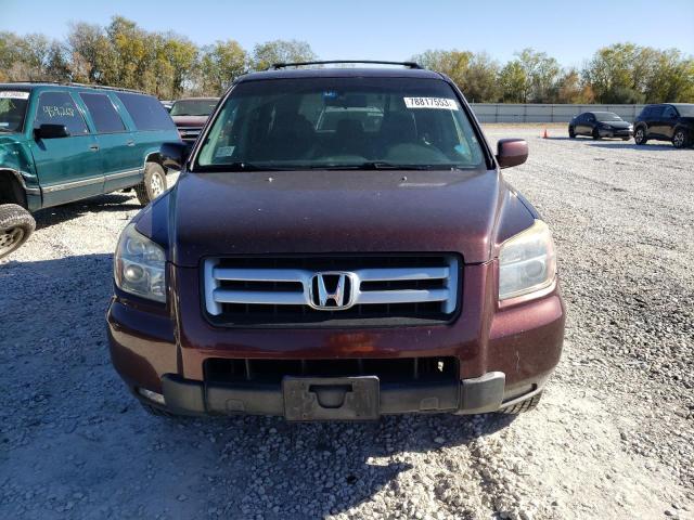 5FNYF18557B014155 - 2007 HONDA PILOT EXL BURGUNDY photo 5