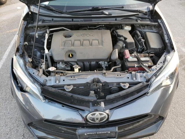 5YFBURHE2HP695259 - 2017 TOYOTA COROLLA L GRAY photo 11