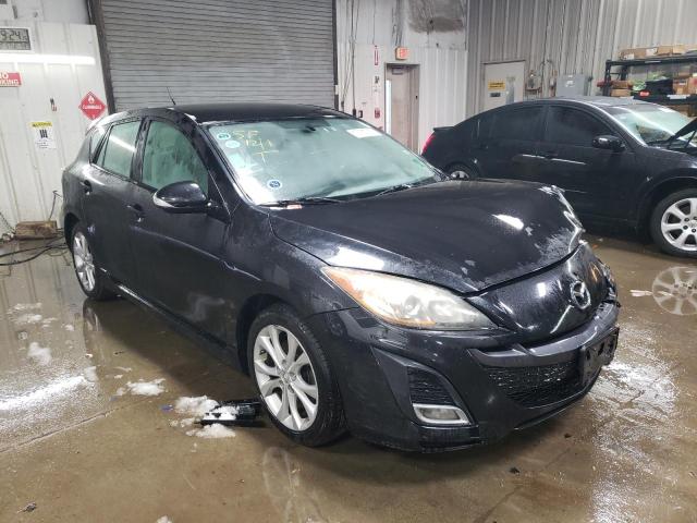 JM1BL1H55A1182716 - 2010 MAZDA 3 S BLACK photo 4