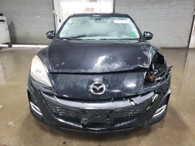 JM1BL1H55A1182716 - 2010 MAZDA 3 S BLACK photo 5