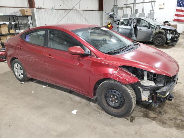 5NPDH4AE0GH783653 - 2016 HYUNDAI ELANTRA SE RED photo 4