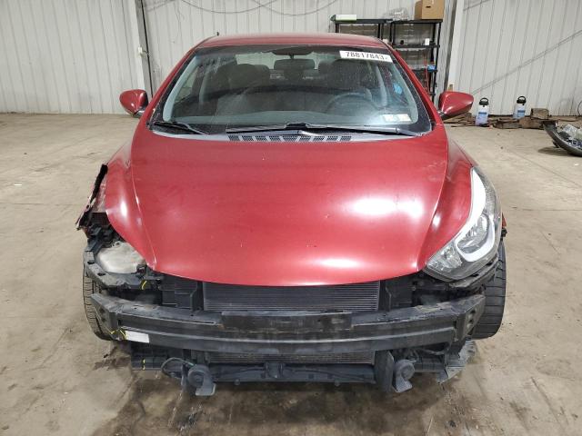 5NPDH4AE0GH783653 - 2016 HYUNDAI ELANTRA SE RED photo 5