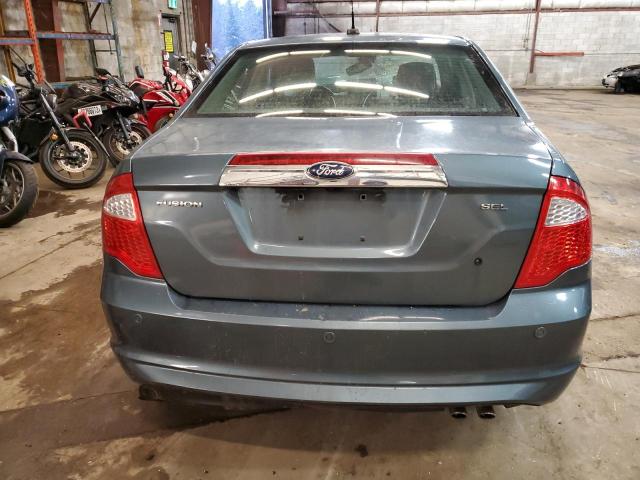 3FAHP0JA6CR178656 - 2012 FORD FUSION SEL TURQUOISE photo 6