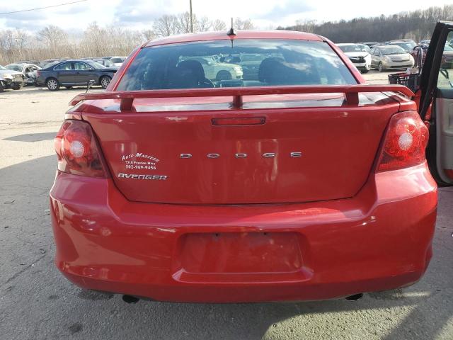 1C3CDZAG9EN174066 - 2014 DODGE AVENGER SE RED photo 6