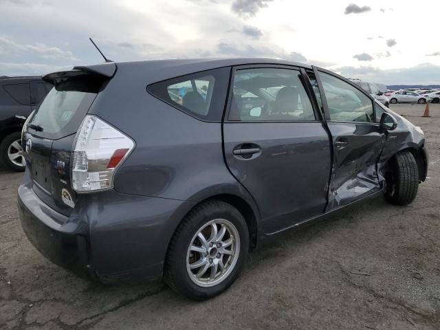 JTDZN3EU8D3213997 - 2013 TOYOTA PRIUS V GRAY photo 3