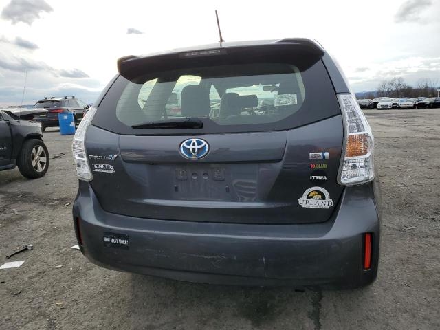 JTDZN3EU8D3213997 - 2013 TOYOTA PRIUS V GRAY photo 6