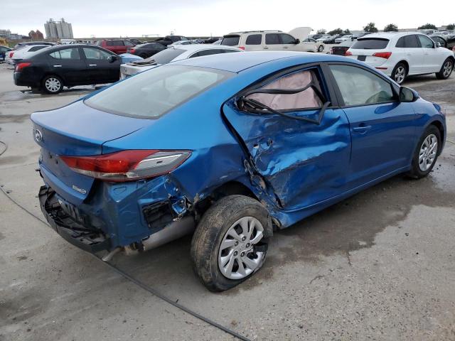 5NPD74LF1JH354537 - 2018 HYUNDAI ELANTRA SE BLUE photo 3