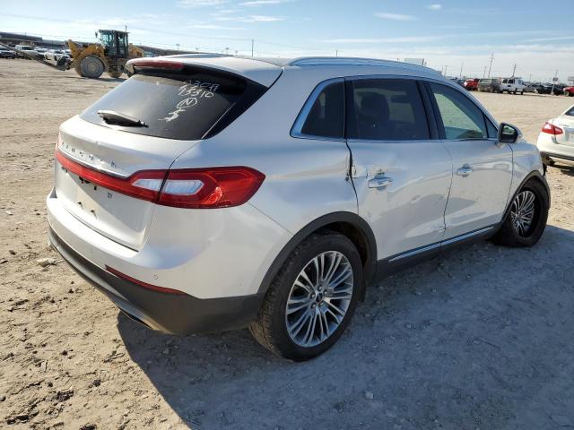 2LMTJ6LR6GBL54797 - 2016 LINCOLN MKX RESERVE WHITE photo 3