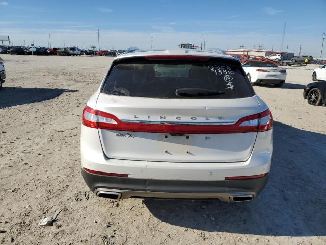 2LMTJ6LR6GBL54797 - 2016 LINCOLN MKX RESERVE WHITE photo 6