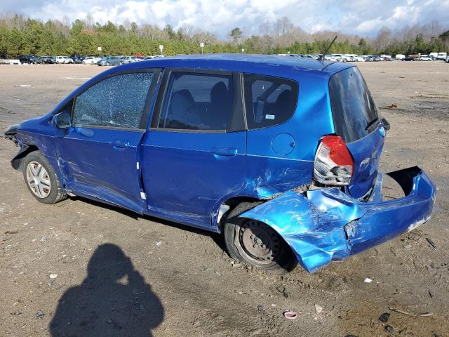 JHMGD38428S000639 - 2008 HONDA FIT BLUE photo 2