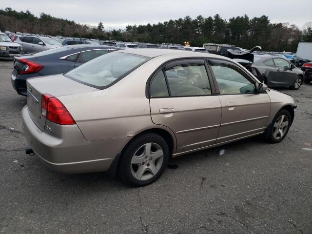 2HGES26732H572955 - 2002 HONDA CIVIC EX TAN photo 3