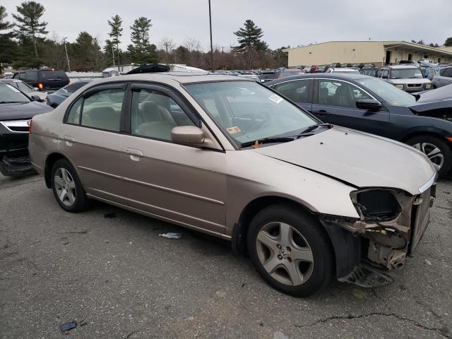 2HGES26732H572955 - 2002 HONDA CIVIC EX TAN photo 4