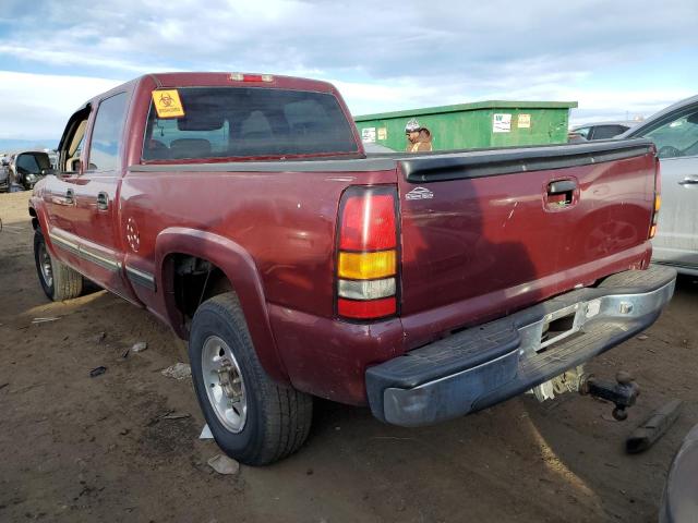 1GCGK13U51F144302 - 2001 CHEVROLET SILVRK1500 K1500 HEAVY DUTY BURGUNDY photo 2