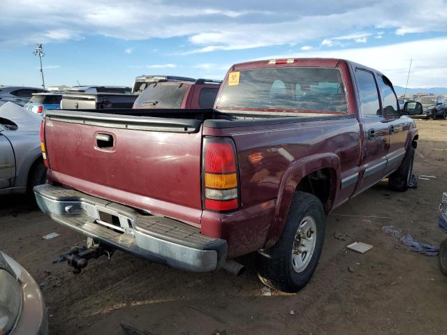 1GCGK13U51F144302 - 2001 CHEVROLET SILVRK1500 K1500 HEAVY DUTY BURGUNDY photo 3