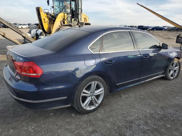 1VWCN7A37DC120329 - 2013 VOLKSWAGEN PASSAT SEL BLUE photo 3