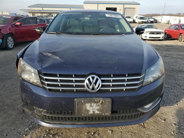 1VWCN7A37DC120329 - 2013 VOLKSWAGEN PASSAT SEL BLUE photo 5