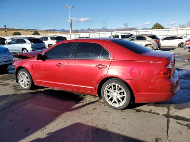 3FAHP0HA0BR223014 - 2011 FORD FUSION SE RED photo 2