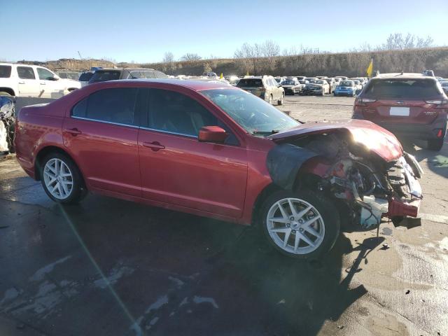 3FAHP0HA0BR223014 - 2011 FORD FUSION SE RED photo 4