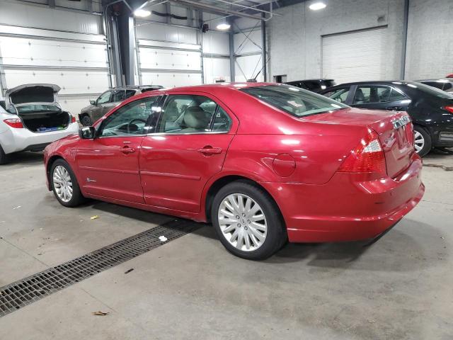 3FADP0L39CR193424 - 2012 FORD FUSION HYBRID RED photo 2