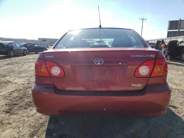 1NXBR32E34Z241294 - 2004 TOYOTA COROLLA CE RED photo 6