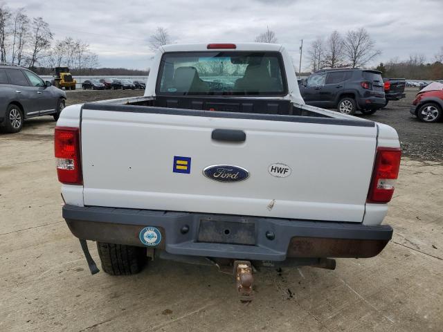 1FTYR10D89PA12371 - 2009 FORD RANGER WHITE photo 6