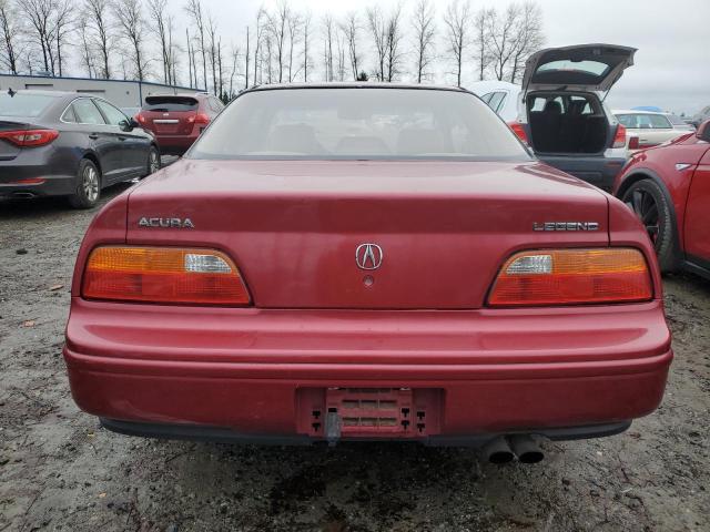 JH4KA8273NC005826 - 1992 ACURA LEGEND LS წითელი ფოტო 6