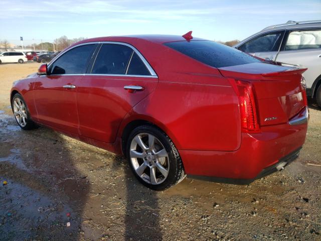 1G6AB5RA4E0111510 - 2014 CADILLAC ATS LUXURY RED photo 2