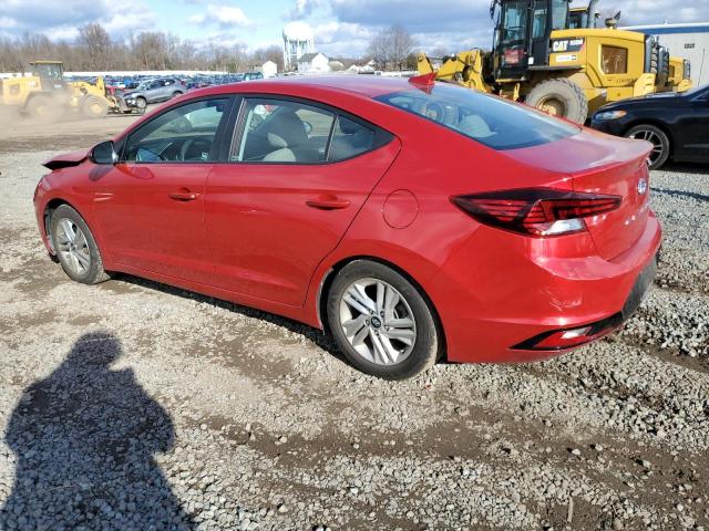 5NPD84LF1LH598107 - 2020 HYUNDAI ELANTRA SEL RED photo 2