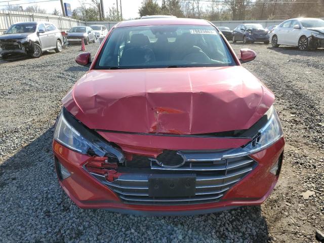 5NPD84LF1LH598107 - 2020 HYUNDAI ELANTRA SEL RED photo 5