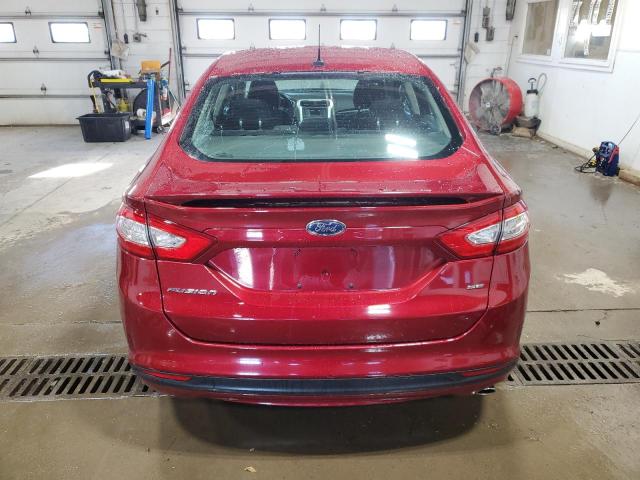 3FA6P0H75ER169760 - 2014 FORD FUSION SE RED photo 6