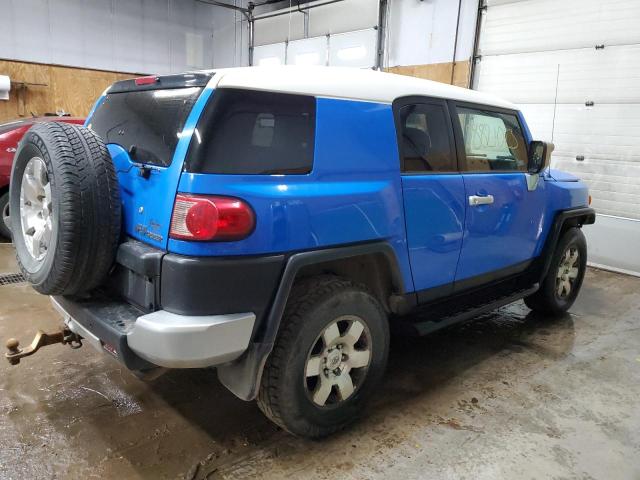 JTEBU11F78K018108 - 2008 TOYOTA FJ CRUISER BLUE photo 3