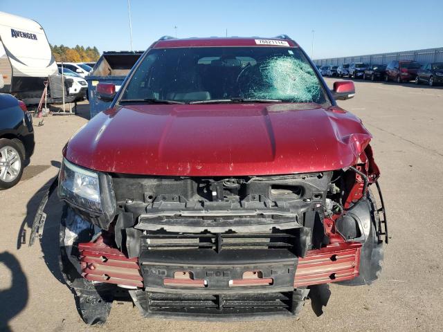 1FM5K8F83KGA40817 - 2019 FORD EXPLORER LIMITED RED photo 5