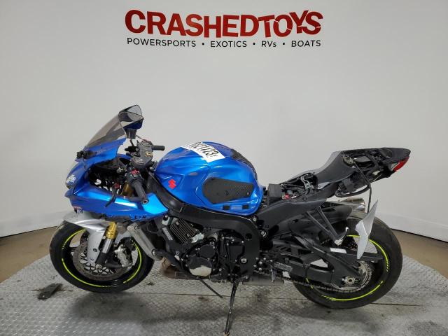 JS1GR7MAXM7100078 - 2021 SUZUKI GSX-R750 BLUE photo 3