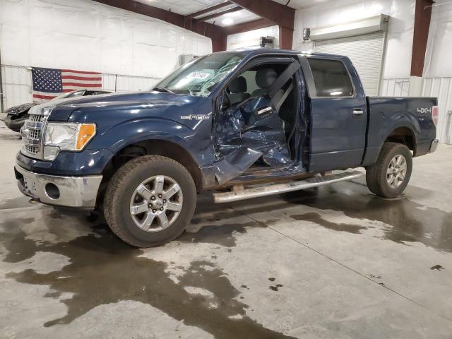 1FTFW1ET2DKD54372 - 2013 FORD F150 SUPERCREW BLUE photo 1