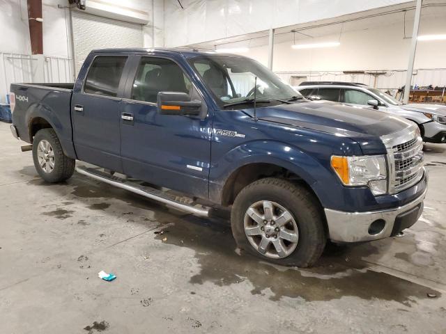 1FTFW1ET2DKD54372 - 2013 FORD F150 SUPERCREW BLUE photo 4