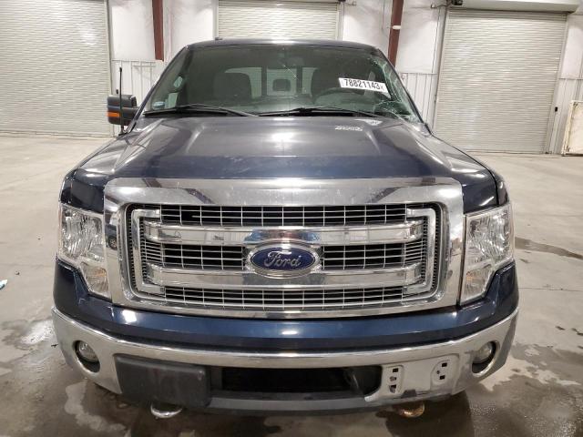 1FTFW1ET2DKD54372 - 2013 FORD F150 SUPERCREW BLUE photo 5