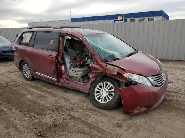 5TDYK3DC8ES415929 - 2014 TOYOTA SIENNA XLE RED photo 4