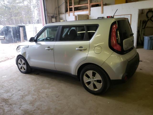 KNDJN2A2XF7756520 - 2015 KIA SOUL SILVER photo 2