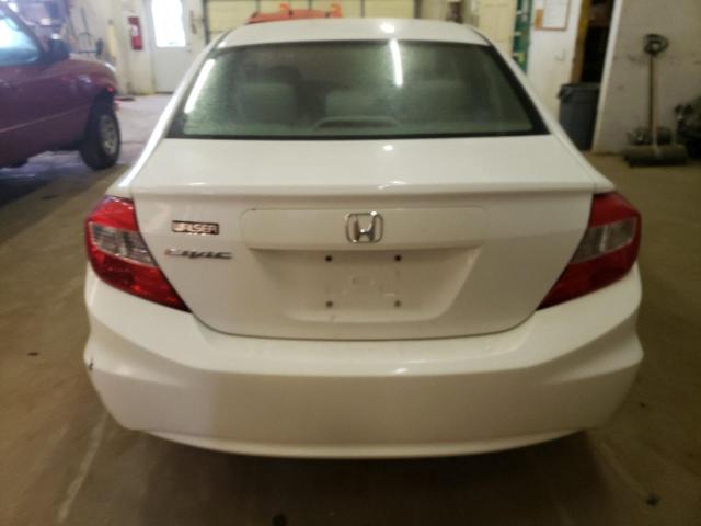 2HGFB2F87CH326294 - 2012 HONDA CIVIC EX WHITE photo 6