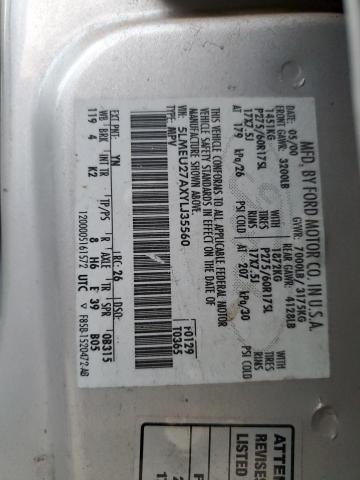 5LMEU27AXYLJ35560 - 2000 LINCOLN NAVIGATOR SILVER photo 12