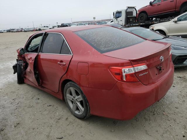 4T1BF1FK1DU677851 - 2013 TOYOTA CAMRY L RED photo 2