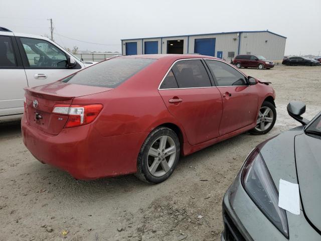 4T1BF1FK1DU677851 - 2013 TOYOTA CAMRY L RED photo 3