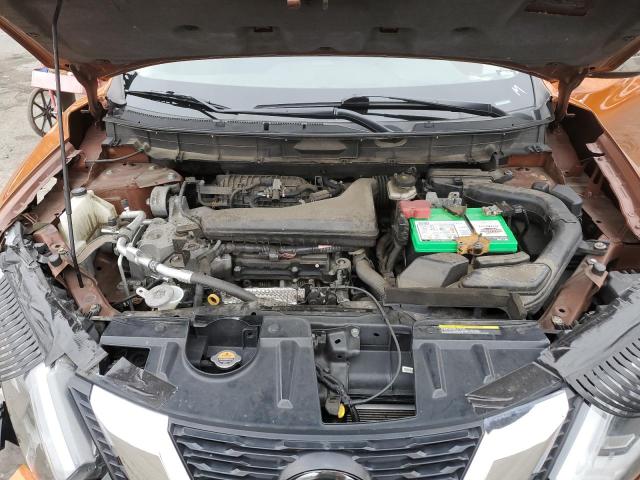 5N1AT2MV6JC762080 - 2018 NISSAN ROGUE S ORANGE photo 12