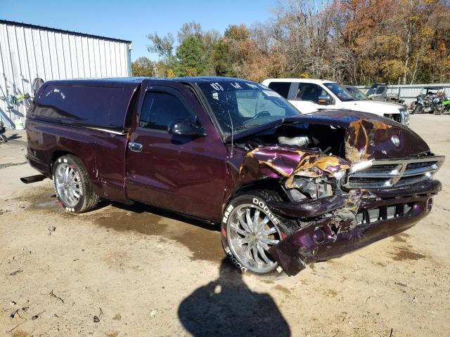 1B7FL26X5YS791286 - 2000 DODGE DAKOTA BURGUNDY photo 4