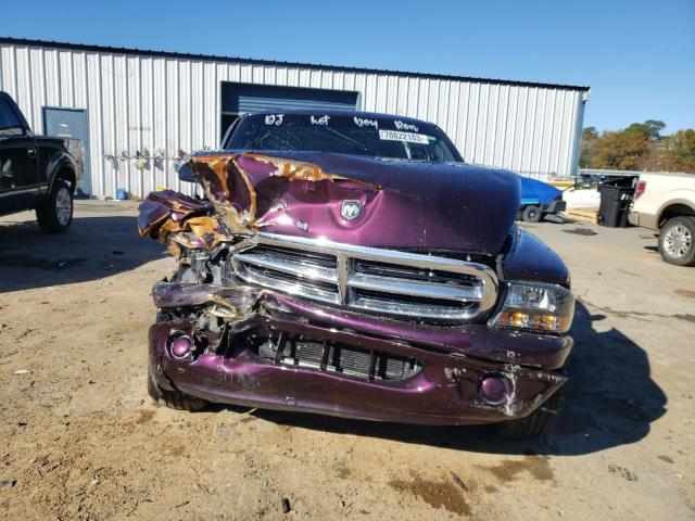 1B7FL26X5YS791286 - 2000 DODGE DAKOTA BURGUNDY photo 5