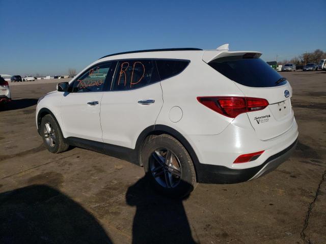 5NMZUDLB2HH028037 - 2017 HYUNDAI SANTA FE S WHITE photo 2