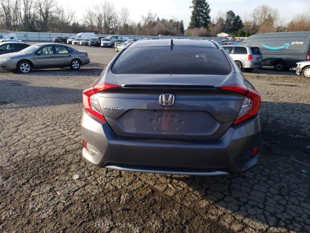 19XFC1F39LE207667 - 2020 HONDA CIVIC EX GRAY photo 6