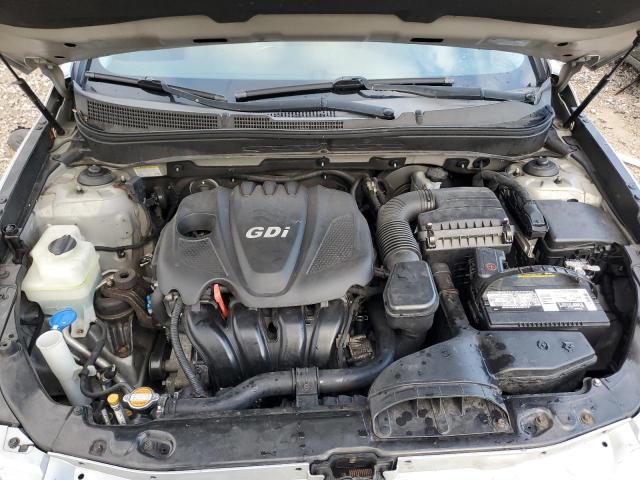 5NPEB4AC8BH078662 - 2011 HYUNDAI SONATA GLS SILVER photo 11